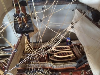 HMS Victory Model Ship (Scale 1:76)