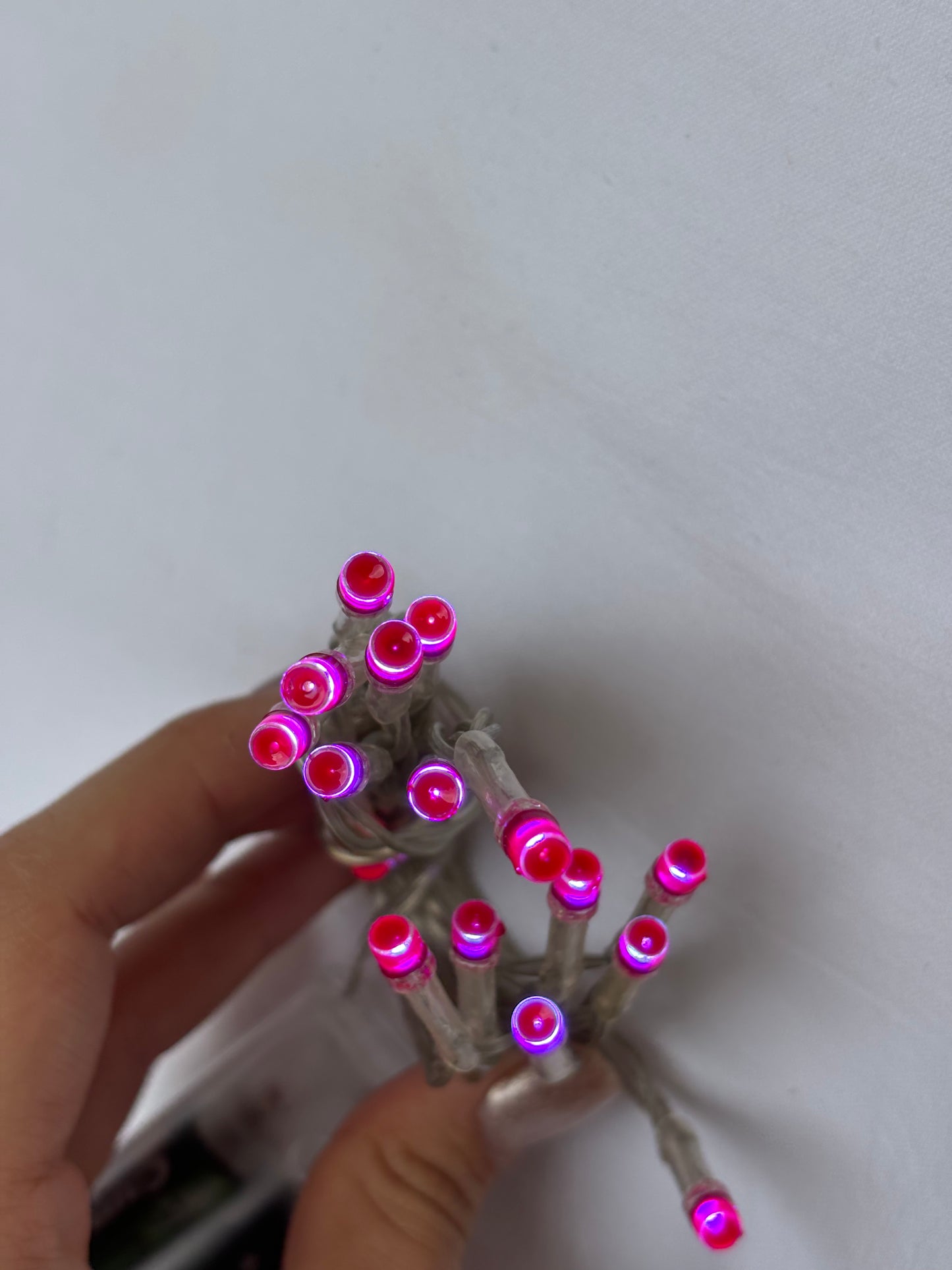 Battery lights - Rose Pink 2m