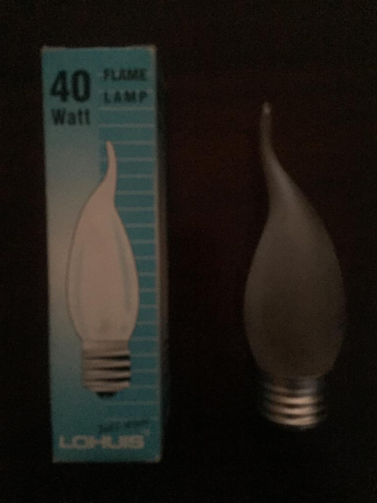 Globes - Flame Lamp E27- 40W