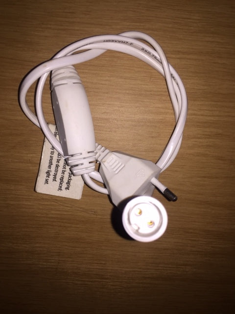 Power cord for LED lights