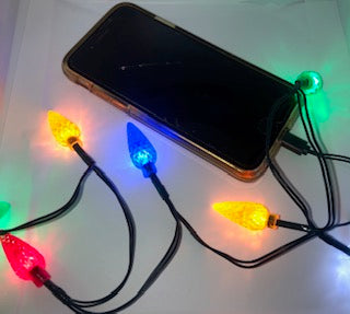 iPhone Christmas Lights USB Charging Cable