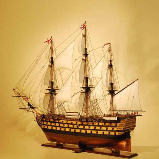 HMS Victory Model Ship (Scale 1:76)